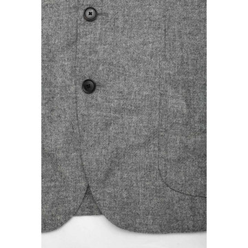 blazer-en-laine-slack-gris-detail-bouton