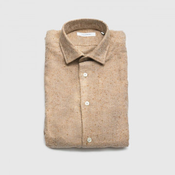 The Milano Wood Beige Shirt