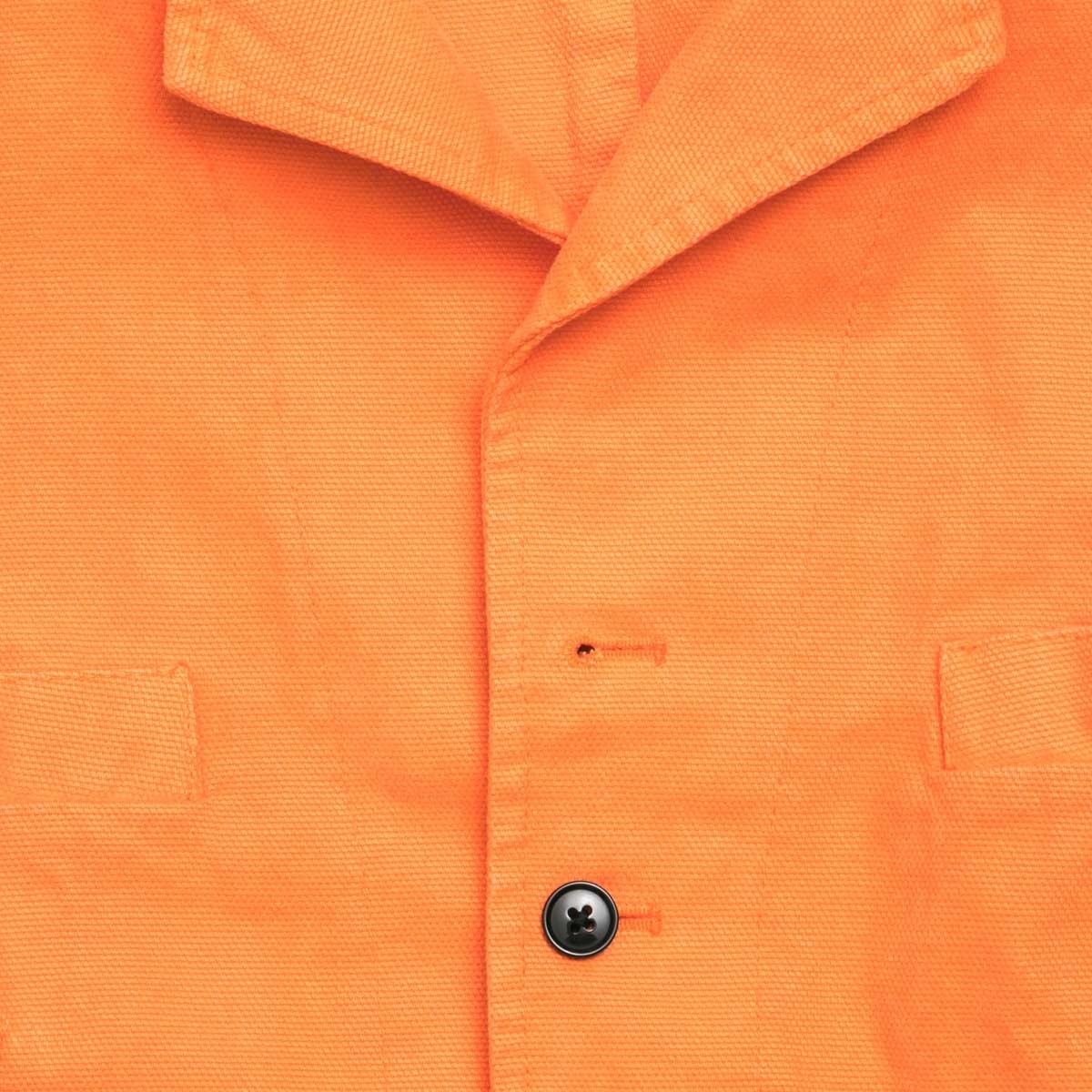 gilet-sans-manches-en-coton-orange-detail-tissu