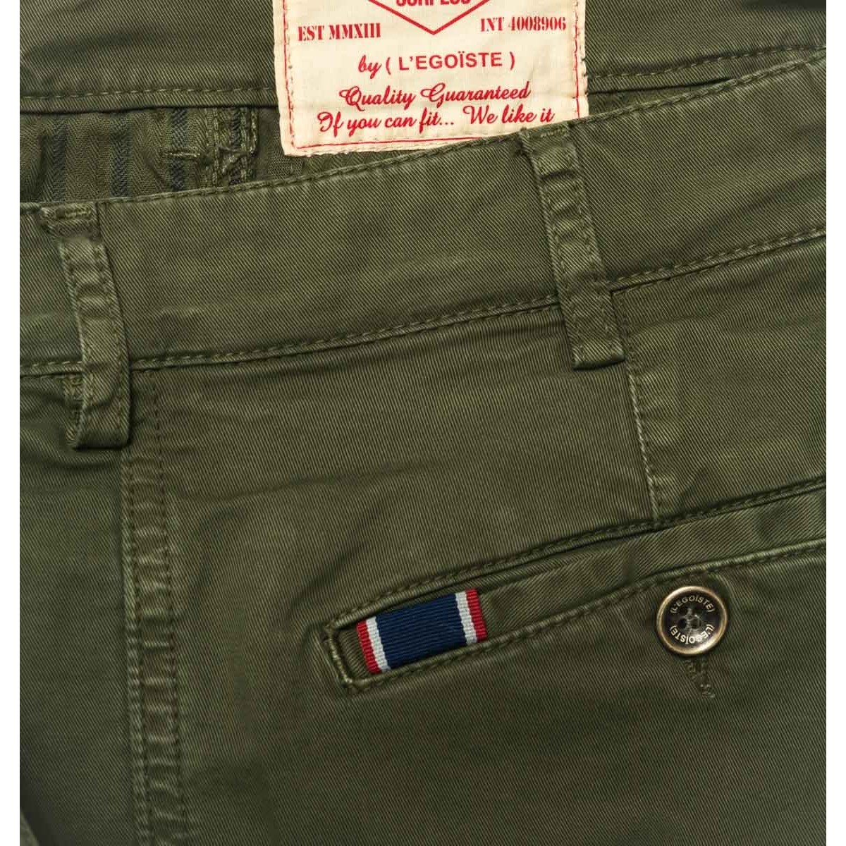 pantalon-cargo-stretch-kaki-pour-homme-detail-galon