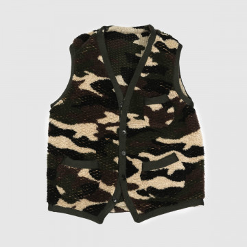 The Perfect Wool Camo Vest