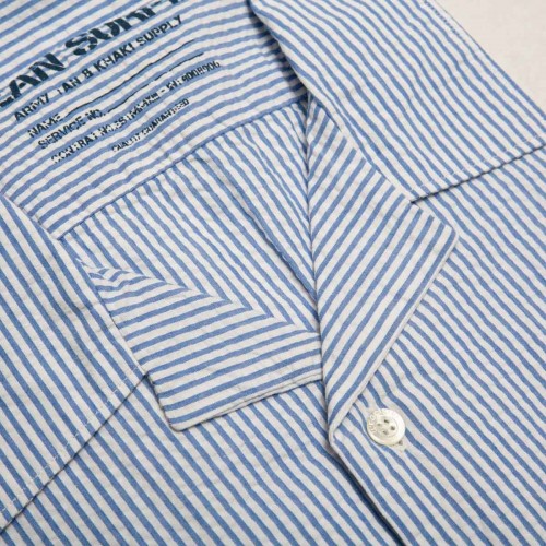 chemise-en-coton-bleue-blanc-a-rayures-manches-courtes-pour-homme-detail-col