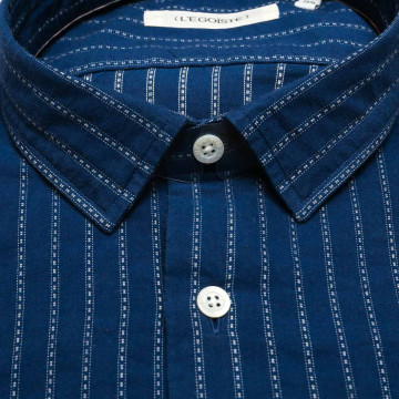 chemise-en-coton-bleue-marine-a-rayure-manches-longues-pour-homme-detail-tissu
