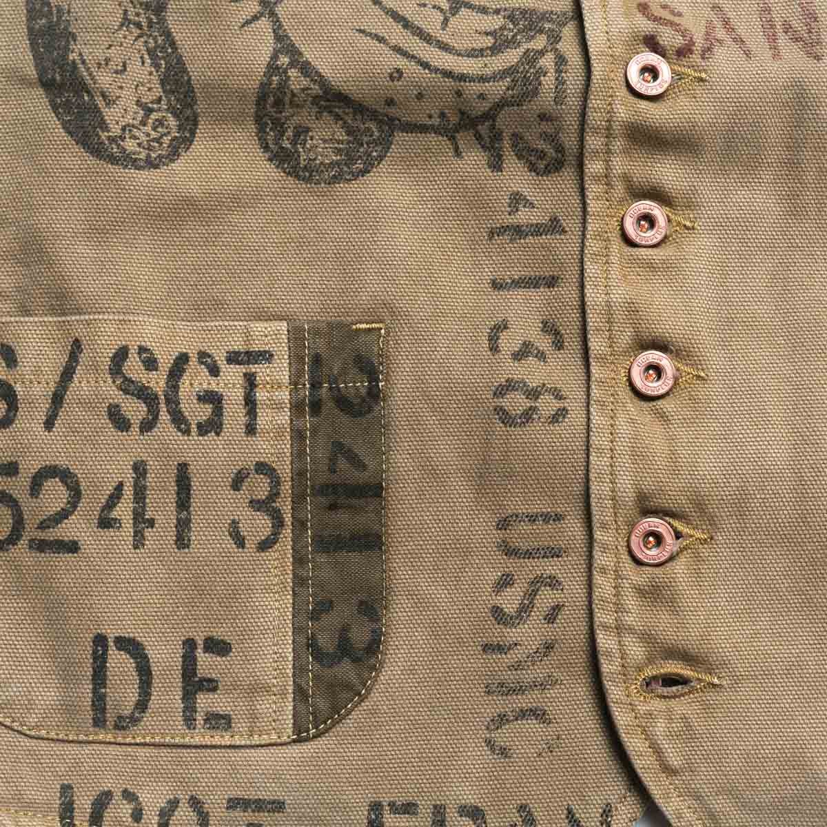 gilet-sans-manches-marius-image-marron-aspect-vintage-detail-tissu