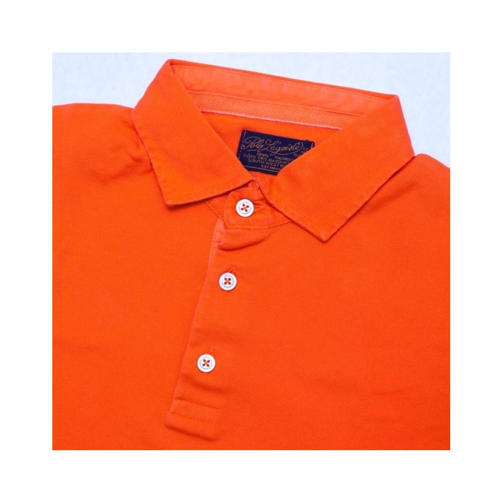 polo-en-coton-orange-detail-col