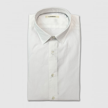 The Milano White Poplin Shirt
