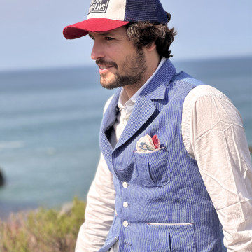 gilet-costume-homme-lin-rayures-ticking