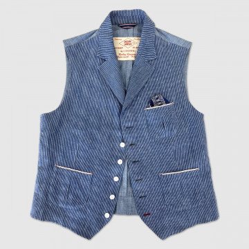 gilet-costume-homme-lin-rayures-ticking-bleues