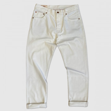The Red Selvedge Jean White