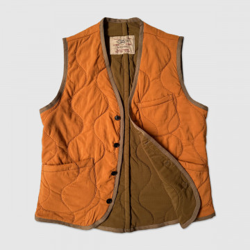 The Rescue Orange Quilted Vest
