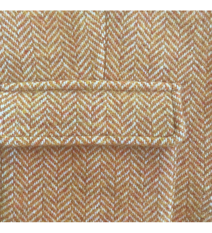 gilet-sans-manches-en-laine-tissage-chevron-orange-detail-poche