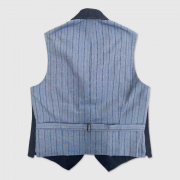 gilet-costume-homme-denim-red-selvedge-col-chale-dos