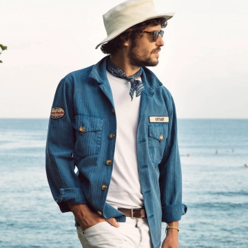 The Baldwin 2 Indigo Overshirt